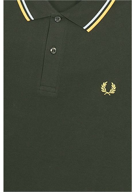 Fred Perry Twin Tipped Shirt Green Lemon Men FRED PERRY | Polo Shirts | M3600P-05B